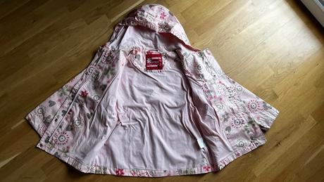 Nepremokavá dievčenská bunda č.140, tcm,140