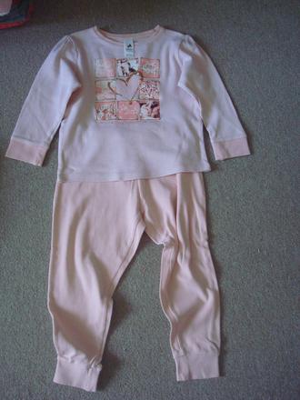 Pyzamo dl.rukav, vel. 98/104, zn. c&a, palomino,98