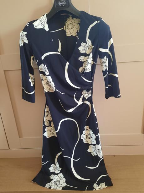 Hm čierno biele kvetové šaty, h&m,34