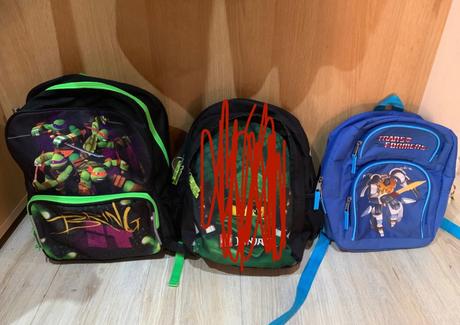 Ruksaky korytnačky nindža a transformer,
