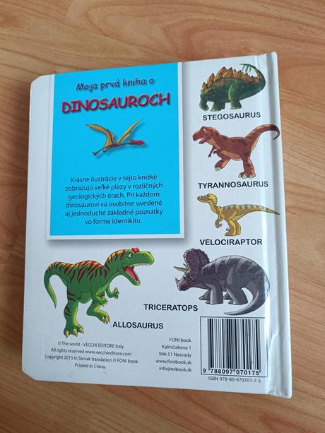 Moja prvá kniha o dinosauroch, 