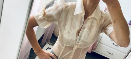 Bluzka s puff rukavmi, m