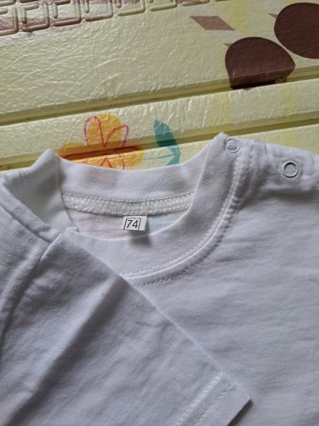 Košieľka, tričko, 74 cm, 4ks + gratis, 68–80