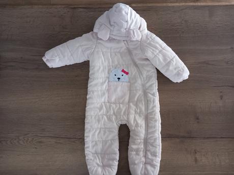 Zimný overal svetloružový veľ.92-98, f&f,98