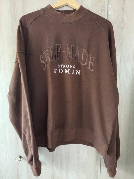 Hnedá mikina, bershka,s