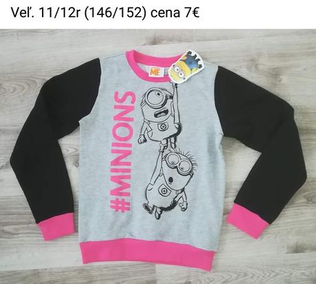 Mikina mimons, disney,146 / 152