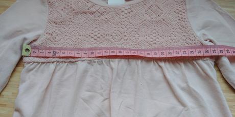 Ruzova tunika s cipkou, c&a,92