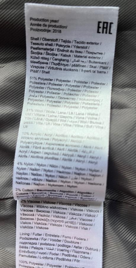 Vero moda vlnený kabát vel.s-m, vero moda,m