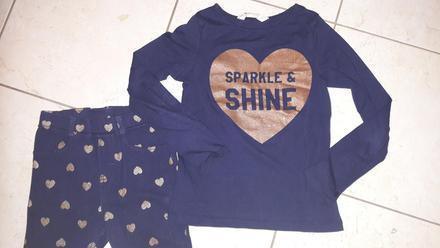 Známe tričko h&m 122/128, h&m,122