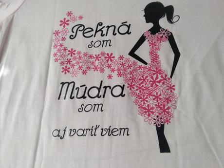 Tričko s nápisom, m