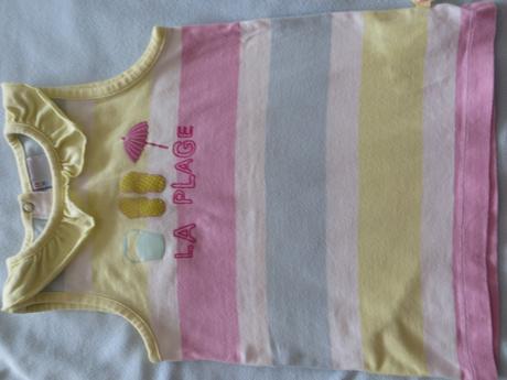 Plážové tričko bez rukávom, 98