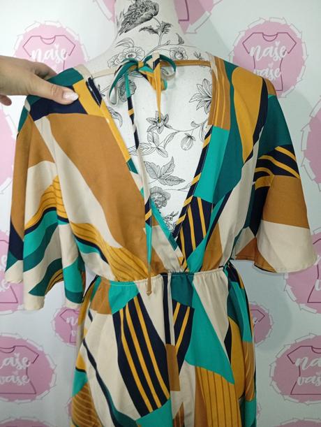 Vzorované šaty m/l, m