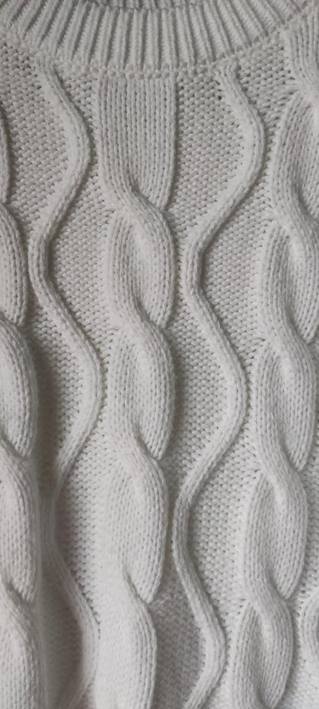 Pulóver len vypraný, sinsay,xl