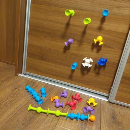 Squigz - silikónové prísavky, 12m+,