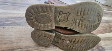 Hnedé vysoké čižmy, mustang,38