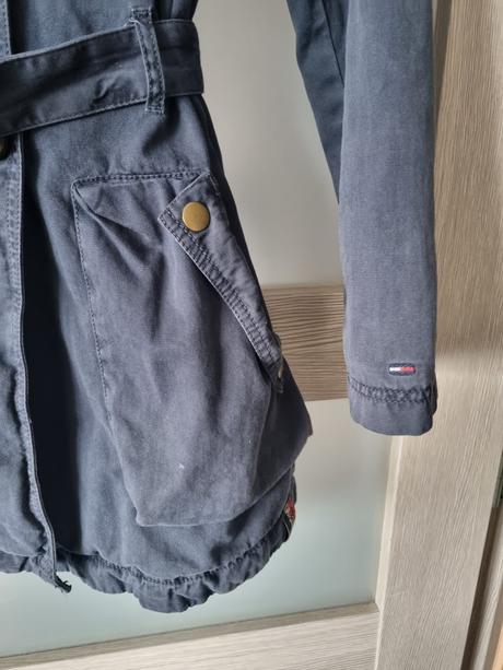 Tommy hilfiger tmavomodrý kabát, tommy hilfiger,m