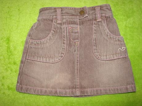 Hnedá riflová sukňa, next,86