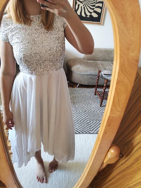 Šaty lace & beads, m