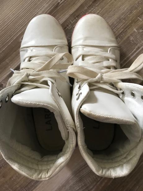 Koženkové tenisky na platforme darujem k nákupu, 39