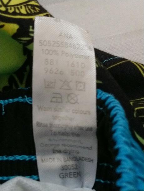 2 ks chlapčenských farebných kraťasov, 9-12 mesiac, george,80