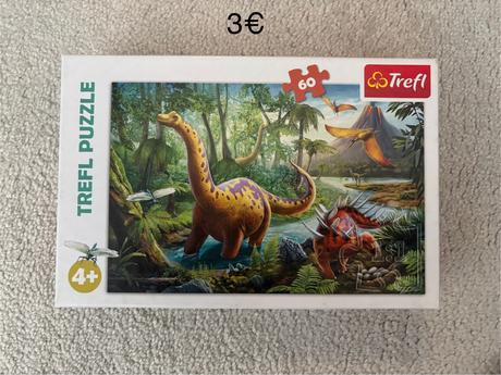 Puzzle trefl dinosuary,