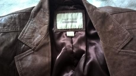 Koženková bunda, philip russel,40