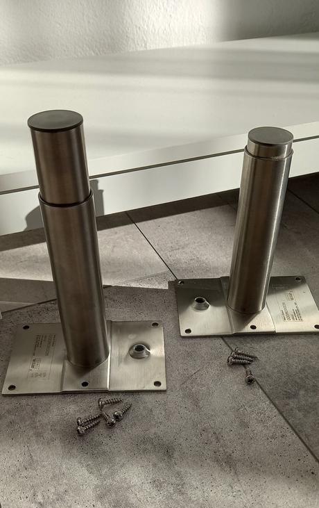 Godmorgon 2ks nastaviteľné nohy 15/25cm ikea,