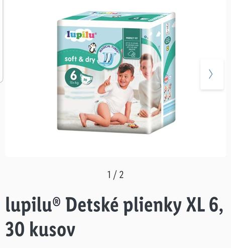 Plienky 6, 15kg +, lupilu a bevola/tesco, lupilu,9 kg - 20 kg