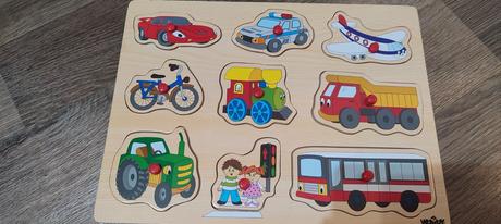 Drevené detské vkladačky 2ks, 