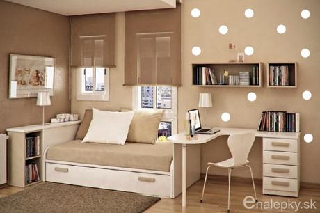 Nálepky na stenu - guličky 9 cm priemer - 42 ks,