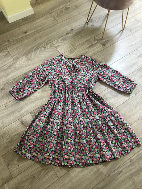 Damske/dievčenské kvetované saty s, sinsay,s