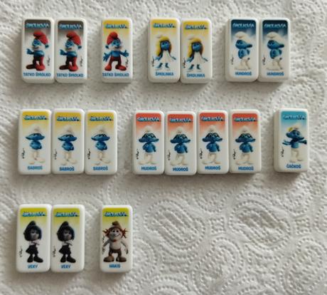 Domino "šmolkovia", 