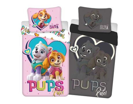 Obliečky paw patrol pups svietiace 140/200, 70/80, šírka (cm): 140,dĺžka (cm): 200