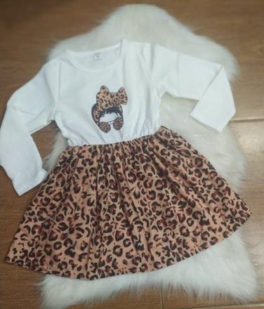 Šatky s leo vzorom, 110 / 116