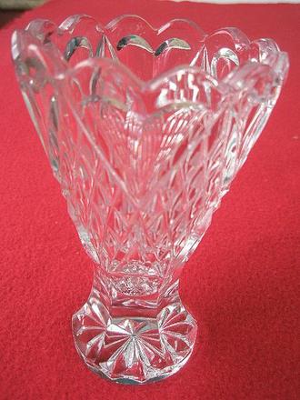 Krištáľová váza - sklárny bohemia, 