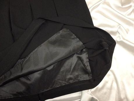 Kvalitná čierna sukňa, c&a,40