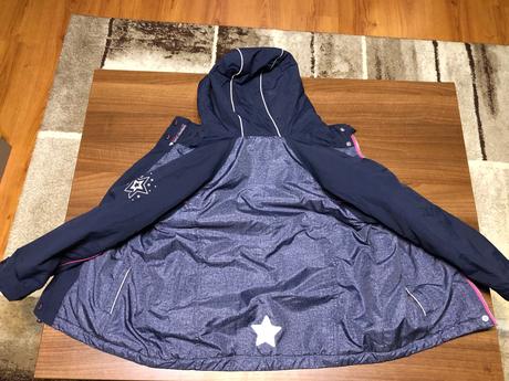 Zimná bunda s odopínateľnou mikinou, 128