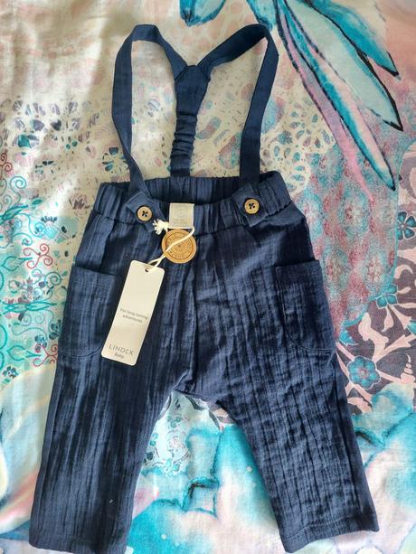 Nohavice na traky, lindex,68