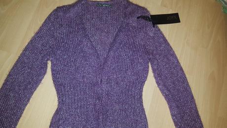 Fialový sveter, s