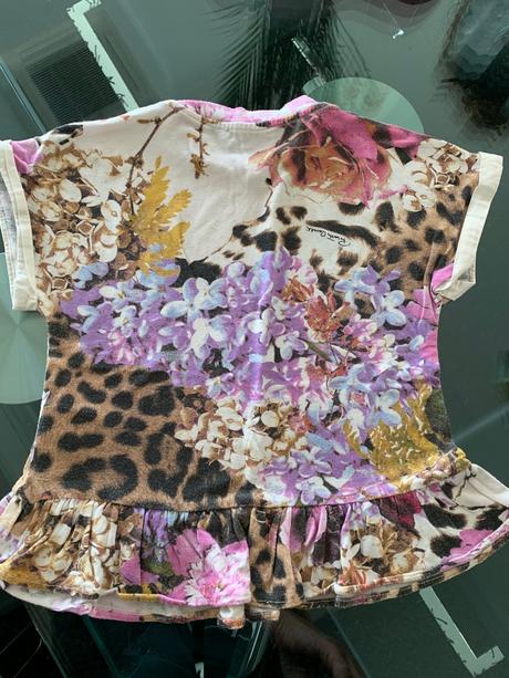 Roberto cavalli vel.4 blúzka- tričko, 104