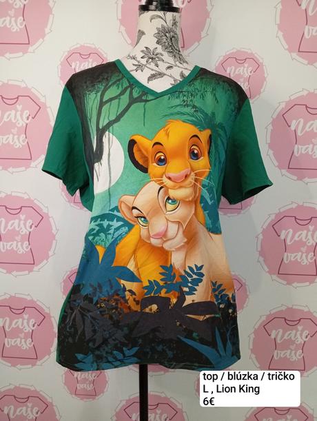 Top/blúzka leví kráľ, l