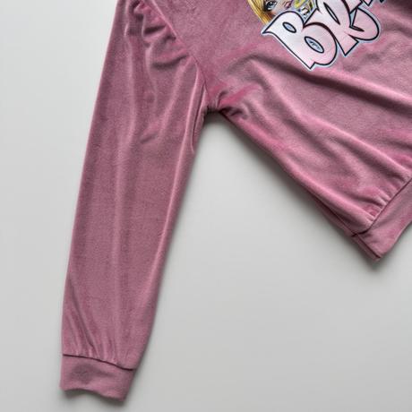 Dievčenské velúrové tričko bratz, 152