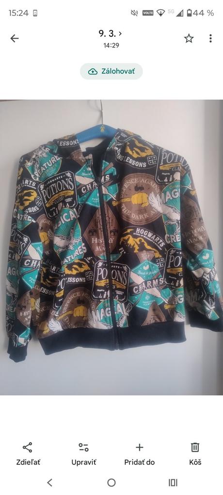 Bunda + mikina, reserved,140