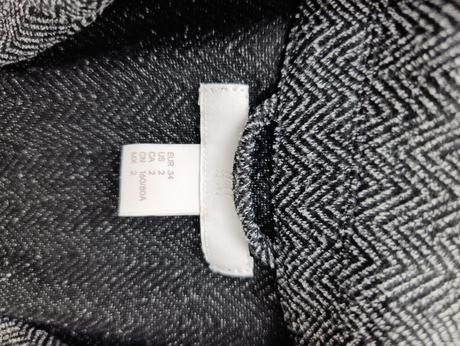 Predĺžené h&m sako, h&m,xs