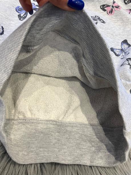 Dievčenská mikina s motýľmi (134-140), 134