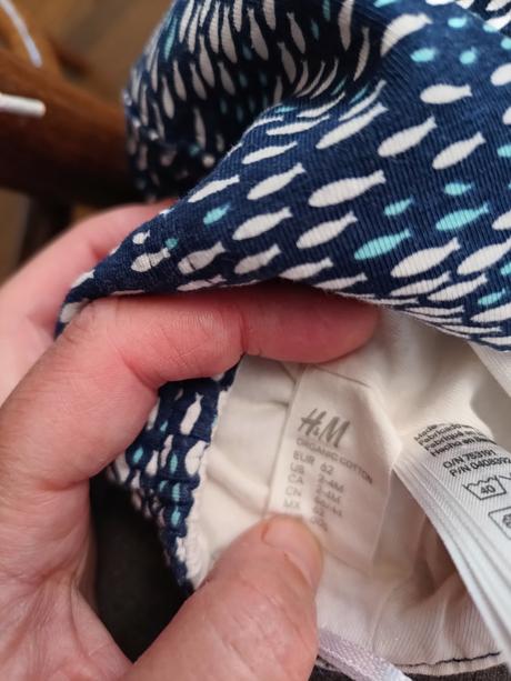 Detská čiapka so šiltom, h&m,62