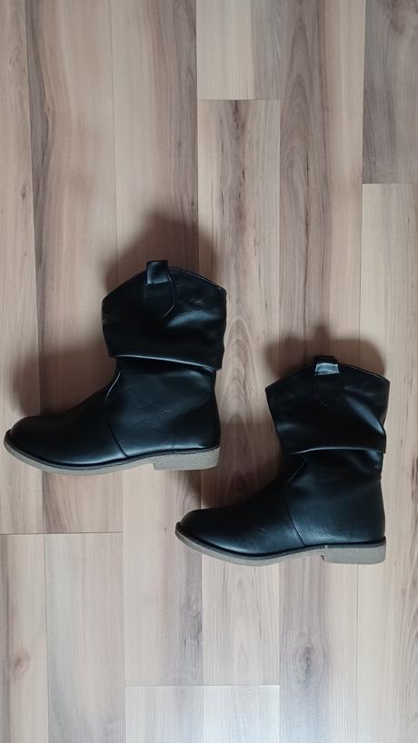 Čierne zateplené čižmy, 36