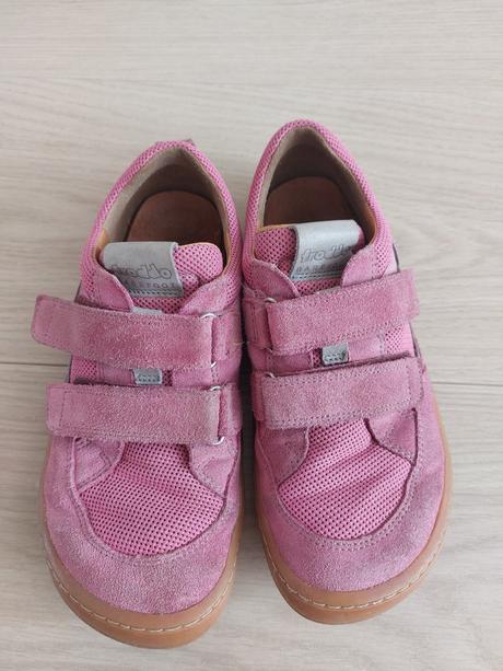 Kožené tenisko froffo velcro fuchsia, froddo,35