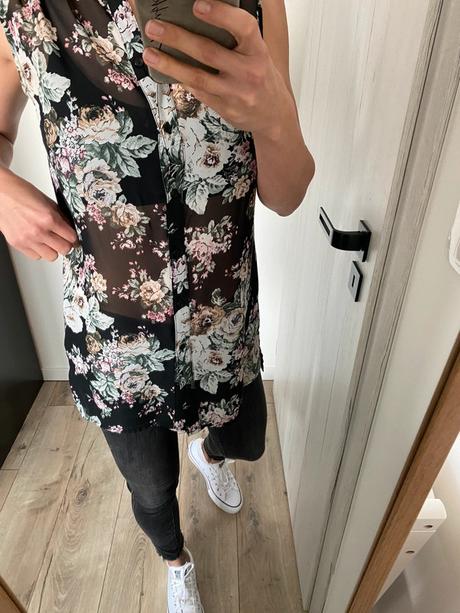 Kvetinovy top, new look,s
