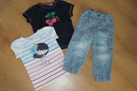 2x nenosene tricko + rifle, reserved,104